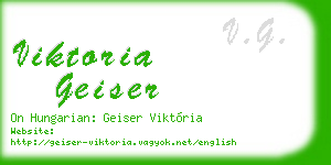 viktoria geiser business card
